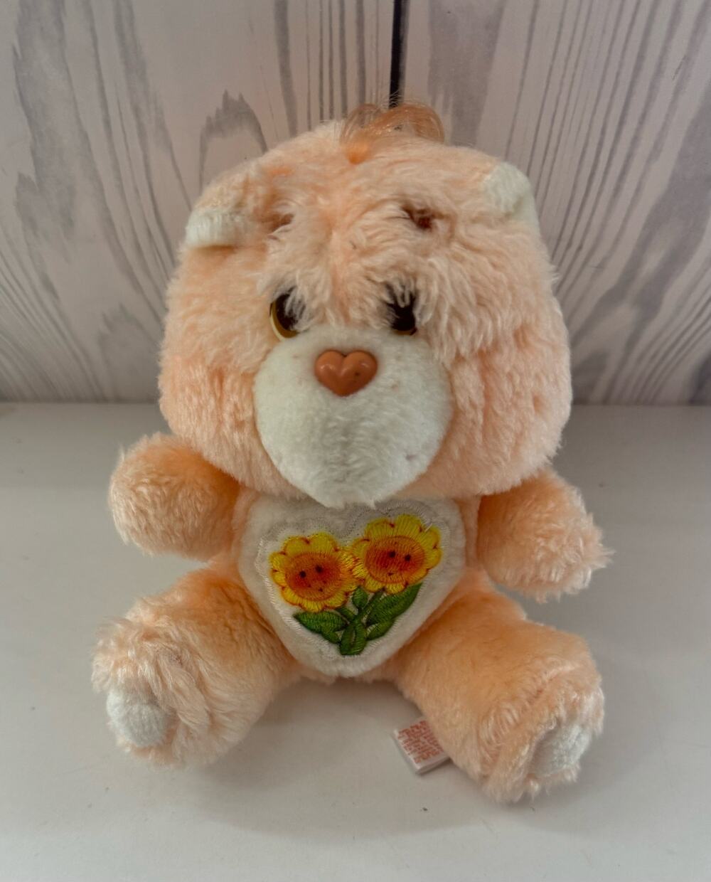 RARE Care Bears Plush 8" Collectible Sunflower 1980's  Small Sun Flowers